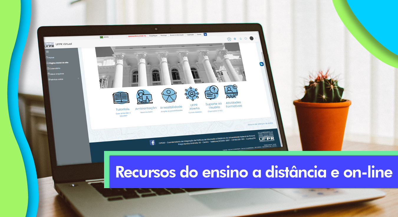 Clique aqui para acessar o Bloco Recursos do ensino a distância e online